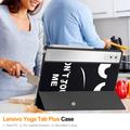 Lenovo Yoga Tab Plus Tri-Fold Sarjan Smart Lompakkokotelo - Älä koske minuun
