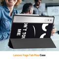 Lenovo Yoga Tab Plus Tri-Fold Sarjan Smart Lompakkokotelo - Älä koske minuun