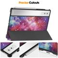 Lenovo Yoga Tab Plus Tri-Fold Sarjan Smart Lompakkokotelo - Galaksi