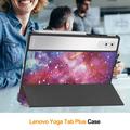 Lenovo Yoga Tab Plus Tri-Fold Sarjan Smart Lompakkokotelo - Galaksi