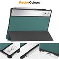 Lenovo Yoga Tab Plus Tri-Fold Sarjan Smart Lompakkokotelo - Vihreä