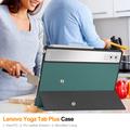 Lenovo Yoga Tab Plus Tri-Fold Sarjan Smart Lompakkokotelo - Vihreä