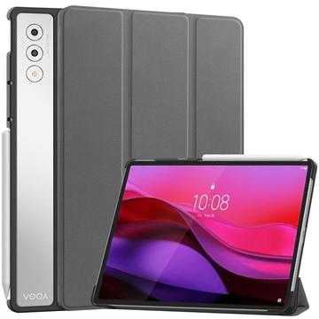 Lenovo Yoga Tab Plus Tri-Fold Sarjan Smart Lompakkokotelo - Harmaa