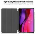 Lenovo Yoga Tab Plus Tri-Fold Sarjan Smart Lompakkokotelo - Harmaa