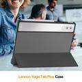 Lenovo Yoga Tab Plus Tri-Fold Sarjan Smart Lompakkokotelo - Harmaa