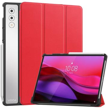 Lenovo Yoga Tab Plus Tri-Fold Sarjan Smart Lompakkokotelo - Punainen