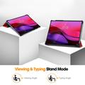 Lenovo Yoga Tab Plus Tri-Fold Sarjan Smart Lompakkokotelo - Punainen