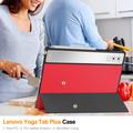 Lenovo Yoga Tab Plus Tri-Fold Sarjan Smart Lompakkokotelo - Punainen