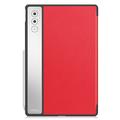 Lenovo Yoga Tab Plus Tri-Fold Sarjan Smart Lompakkokotelo - Punainen