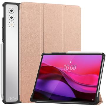 Lenovo Yoga Tab Plus Tri-Fold Sarjan Smart Lompakkokotelo - Ruusukulta