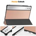 Lenovo Yoga Tab Plus Tri-Fold Sarjan Smart Lompakkokotelo - Ruusukulta
