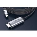 Lention CU707 USB-C-HDMI 2.0-kaapeli 4K60Hz/1Gbps - 3m