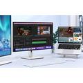 Lention CU707 USB-C-HDMI 2.0-kaapeli 4K60Hz/1Gbps - 3m - harmaa