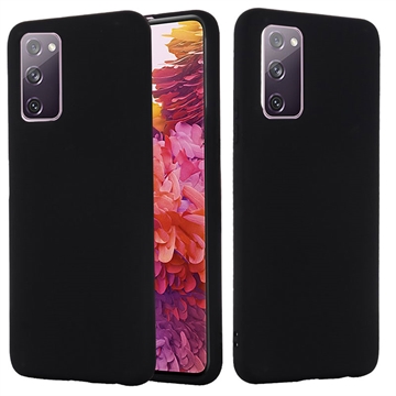 Samsung Galaxy S20 FE 5G Liquid Silicone Suojakuori - Musta