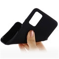 Samsung Galaxy S20 FE 5G Liquid Silicone Suojakuori - Musta