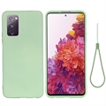 Samsung Galaxy S20 FE 5G Liquid Silicone Suojakuori - Vihreä