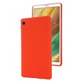 Samsung Galaxy Tab A7 Lite Liquid Silicone Suojakuori - Punainen