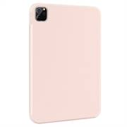 iPad Air 13 2024/2025/iPad Pro 12.9 2018/2020/2021/2022 Nestemäinen Silikoni Suojakuori - Pinkki