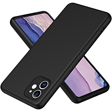 iPhone 11 Liquid Silicone Suojakuori - Musta