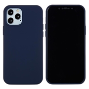 iPhone 12 Pro Max Liquid Silicone Suojakuori - Tummansininen