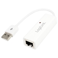 LogiLink UA0144B USB 2.0 - Fast Ethernet -sovitin - 100 Mbps - Valkoinen