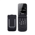 Long-CZ J9 Mini Simpukkapuhelin - GSM, Bluetooth - Musta