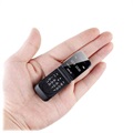 Long-CZ J9 Mini Simpukkapuhelin - GSM, Bluetooth - Musta