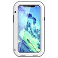 iPhone X / iPhone XS Love Mei Powerful Hybrid Suojakuori - Valkoinen