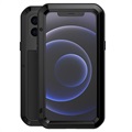 Love Mei Powerful iPhone 12 Mini Hybridikotelo - Musta