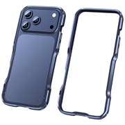 iPhone 17 Pro Max Luphie Safe Lock Metallipuskuri - Tummansininen