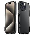 Luphie Safe Lock iPhone 15 Pro Max Metallipuskuri - Musta