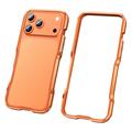 iPhone 17 Pro Luphie Safe Lock Metallipuskuri - Oranssi