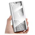 Luxury Mirror View iPhone 7/8/SE (2020)/SE (2022) Lompakkokotelo - Hopea
