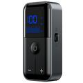 M20 Langaton Bluetooth 5.4 -vastaanotin/lähetin, jossa on 3.5mm:n AUX- ja TF-korttiportit - musta