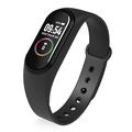 M4 Plus Bluetooth-urheilu Smart Watch Fitness Tracker Android IOS Smart Rannekoru - musta
