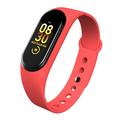 M4 Plus Bluetooth Urheilu Smart Watch Fitness Tracker Android IOS Smart rannekoru - punainen