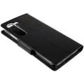 Mercury Goospery Fancy Diary Samsung Galaxy S23 5G Lompakkokotelo - Musta