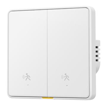MG-KG126 Zigbee-tutka-älykäs kytkin / ihmisanturi seinäkytkin - 2 Gang, 1 tapa