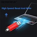 MICRODRIVE 64GB 2-in-1 USB 2.0 / USB-C-muistitikku - musta