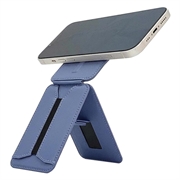MagSafe-yhteensopiva teline / selfiekeppi, jossa korttipaikka, iPhone-mallille - violetti