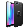 Huawei Honor 10 Magneettinen Sormus-suojakuori - Musta