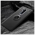 OnePlus 7T Pro Magneettinen Sormus-suojakuori - Musta