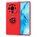 Xiaomi 12S Ultra Magneettinen Rengaspidike Suojakuori - Punainen