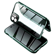 iPhone 11 Magneettikotelo Yksityisyyttä Karkaistua Lasia