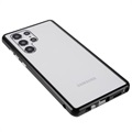 Samsung Galaxy S22 Ultra 5G Magneettikotelo Panssarilasisella - Musta