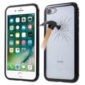 iPhone 7 / iPhone 8 Magneettikotelo Panssarilasisella Takaosalla