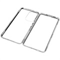 Samsung Galaxy A53 5G Magneettikotelo Panssarilasi - 9H sella - Hopea