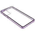 Samsung Galaxy S21 FE 5G Magneettikotelo Panssarilasi - 9H sella - Violetti