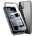 iPhone 11 Pro Magneettikotelo Panssarilasisella - Musta