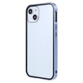 iPhone 13 Magneettikotelo Panssarilasisella - Sininen